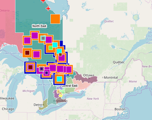 North East Lhin Interactive Web Map