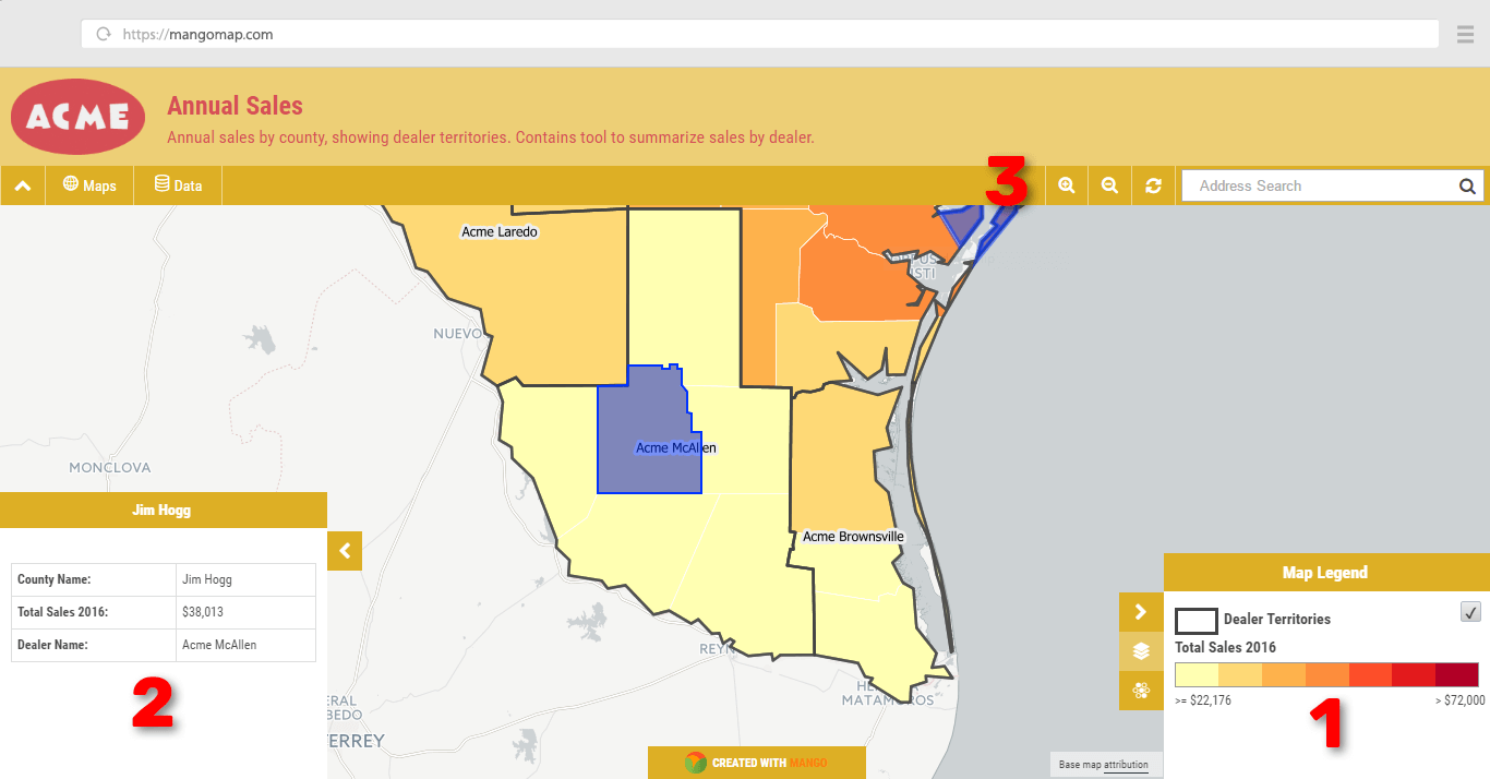 The anatomy of a GIS map