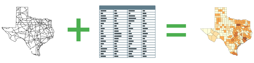 Maps + Data = GIS