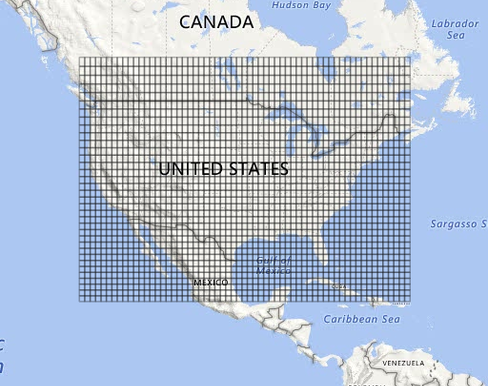 Lat Long Grid Interactive Web Map