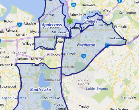 WA Territory Map - Interactive Web Map