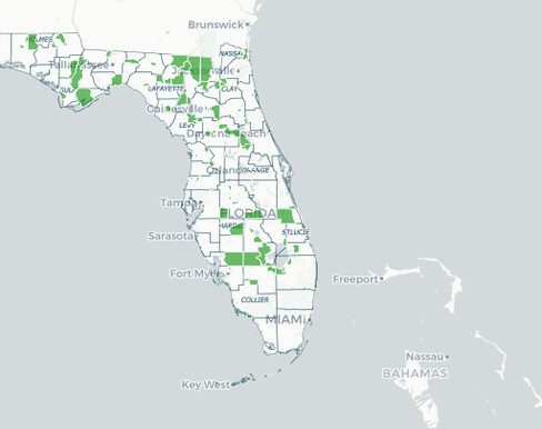 Qualified Opportunity Zones Map 2020 Florida Qualified Opportunity Zones Map – Address Search - Interactive Web  Map