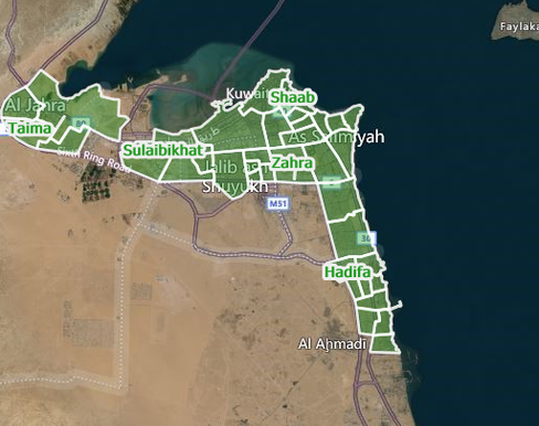 Kuwait-Territory-Map