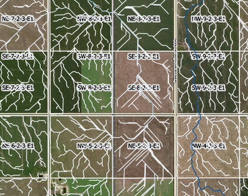 Drainage-Flow-Routes
