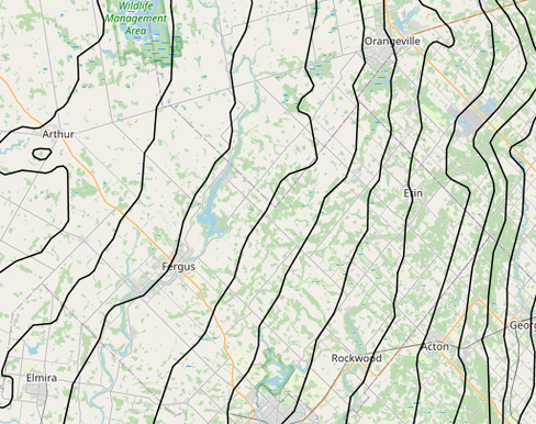 UTM Zone 17 Combined Scale Factors - Interactive Web Map