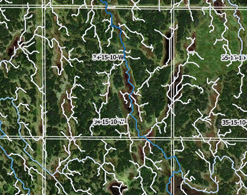 Drainage-Flow-Routes