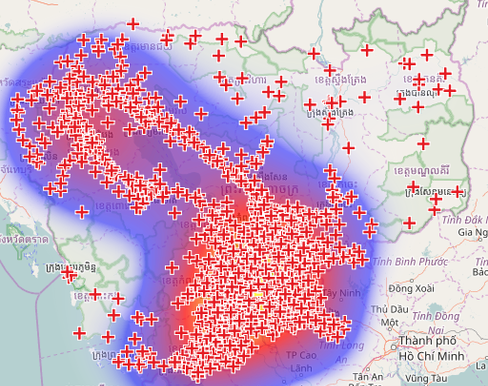 Test Map - Cambodia Health Facilities - Interactive Web Map