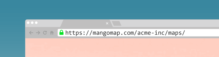 A normal Mango portal URL without custom domain