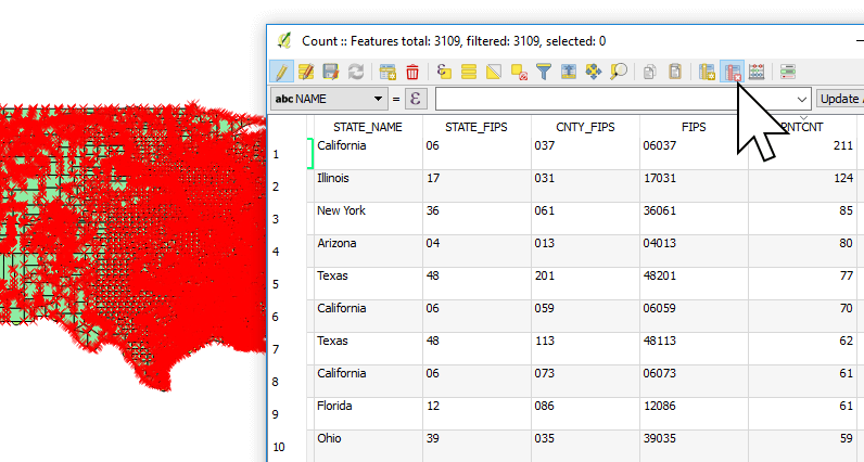 Deleting a redundant column in QGIS