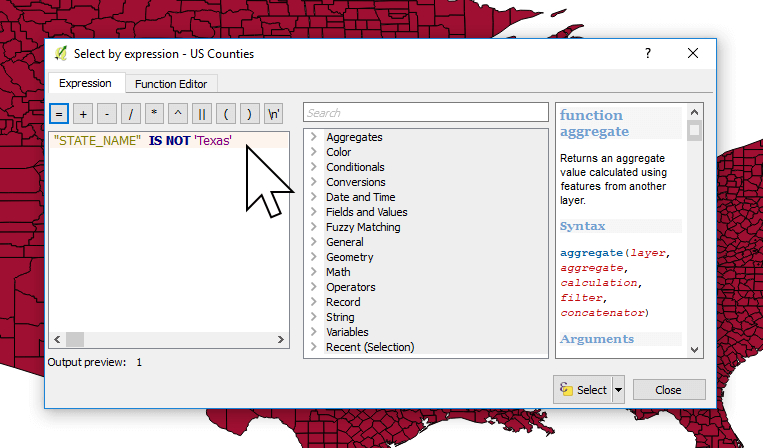 Adding or filter rules in QGIS