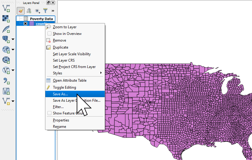 Exporting a joined dataset to Shapefile in QGIS