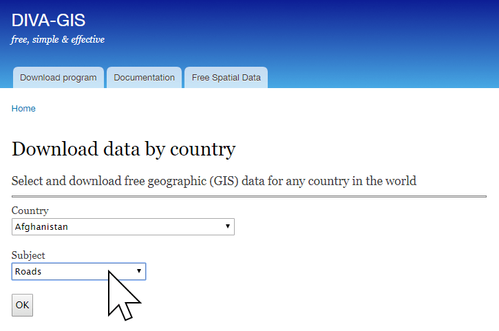 DIVA GIS offers a large range of country administrative boundary spatial data 