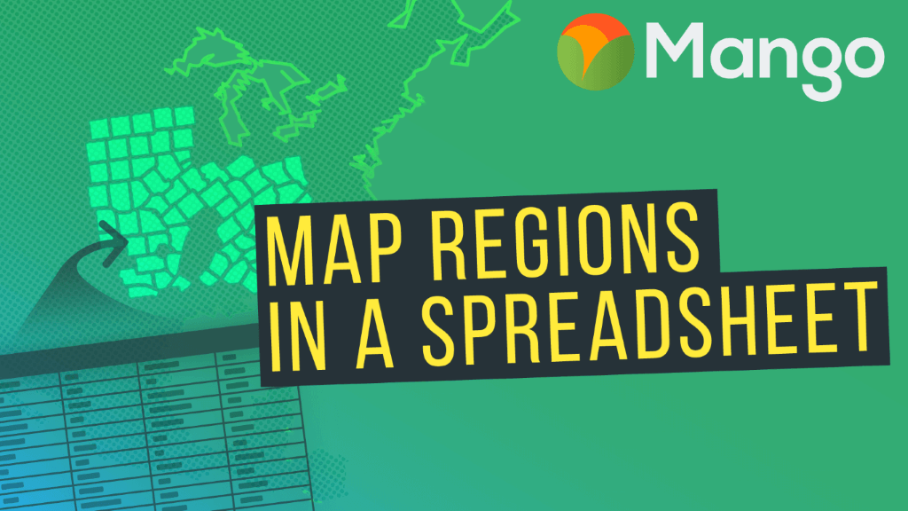 How to Map a Spreadsheet Containing Regions or Areas